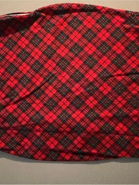 Red & Black Plaid Flannel Shirt